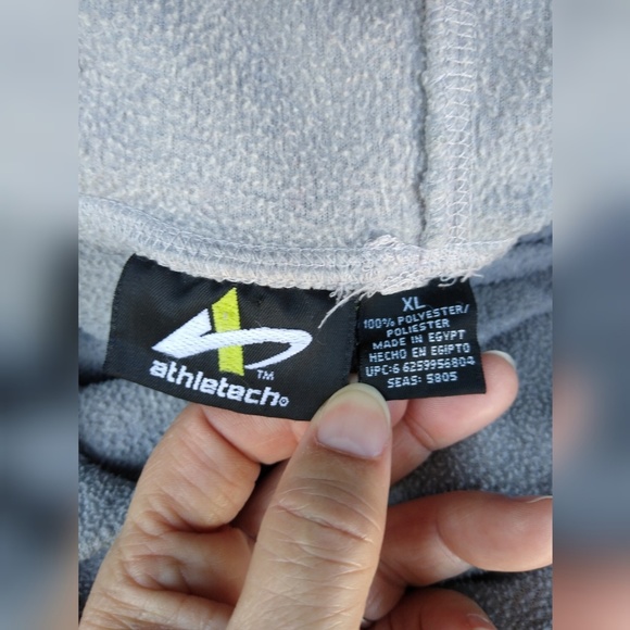 ATHLETECH pullover fleece hoodie gray - Picture 4 of 4